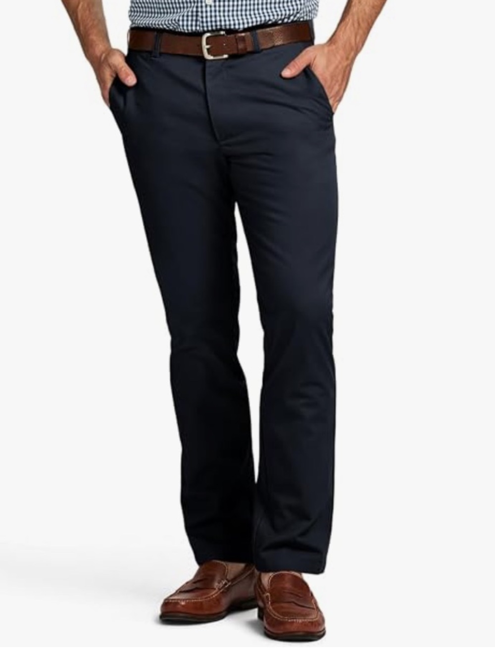 Izod Men's Dark Navy Slim Chinos